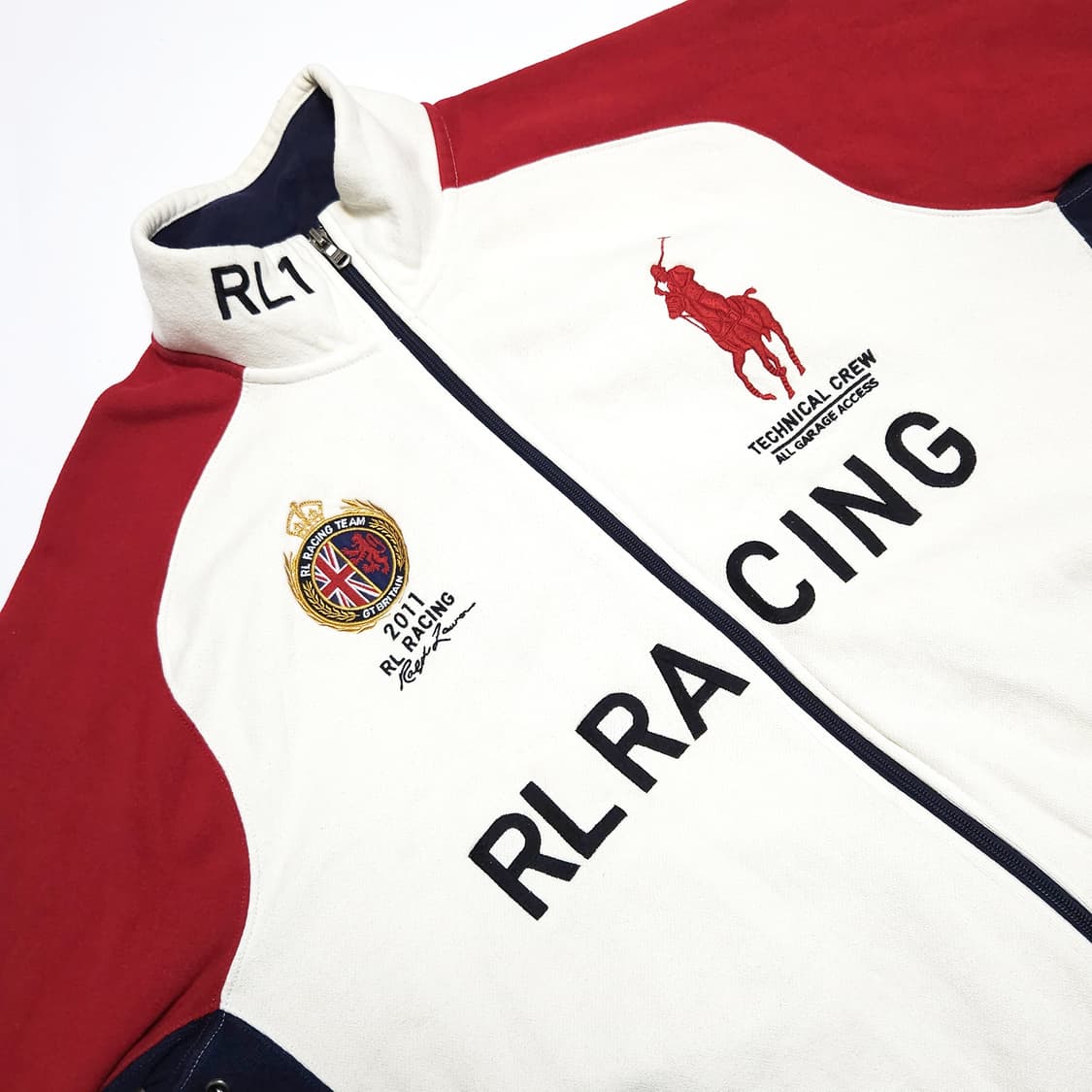 폴로 랄프로렌 빅포니 영국 레이싱 져지 집업 자켓 상품이미지6