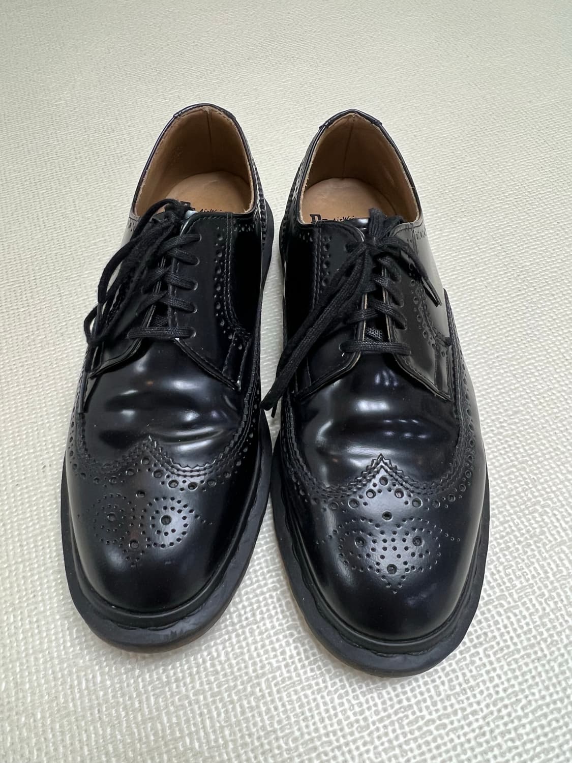 닥터마틴 블랙 윙팁 슈즈 UK7 상품이미지2