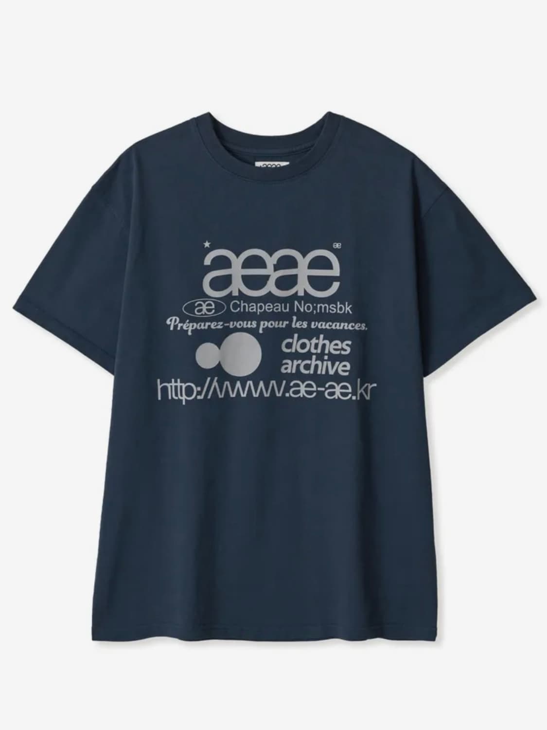 WEB LOGO T-SHIRTS [NAVY] 상품이미지1