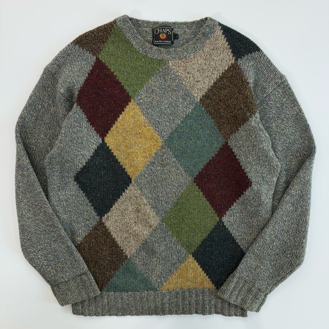 Chaps  챕스 아가일 패턴 울 니트  상품이미지1