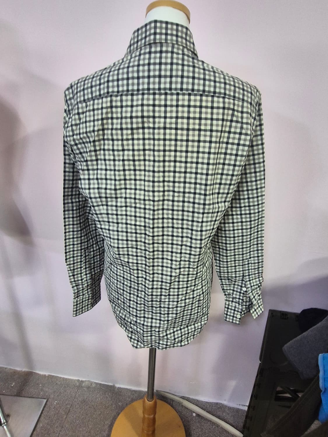 time 체크무늬 긴팔 남방 셔츠 상품이미지2