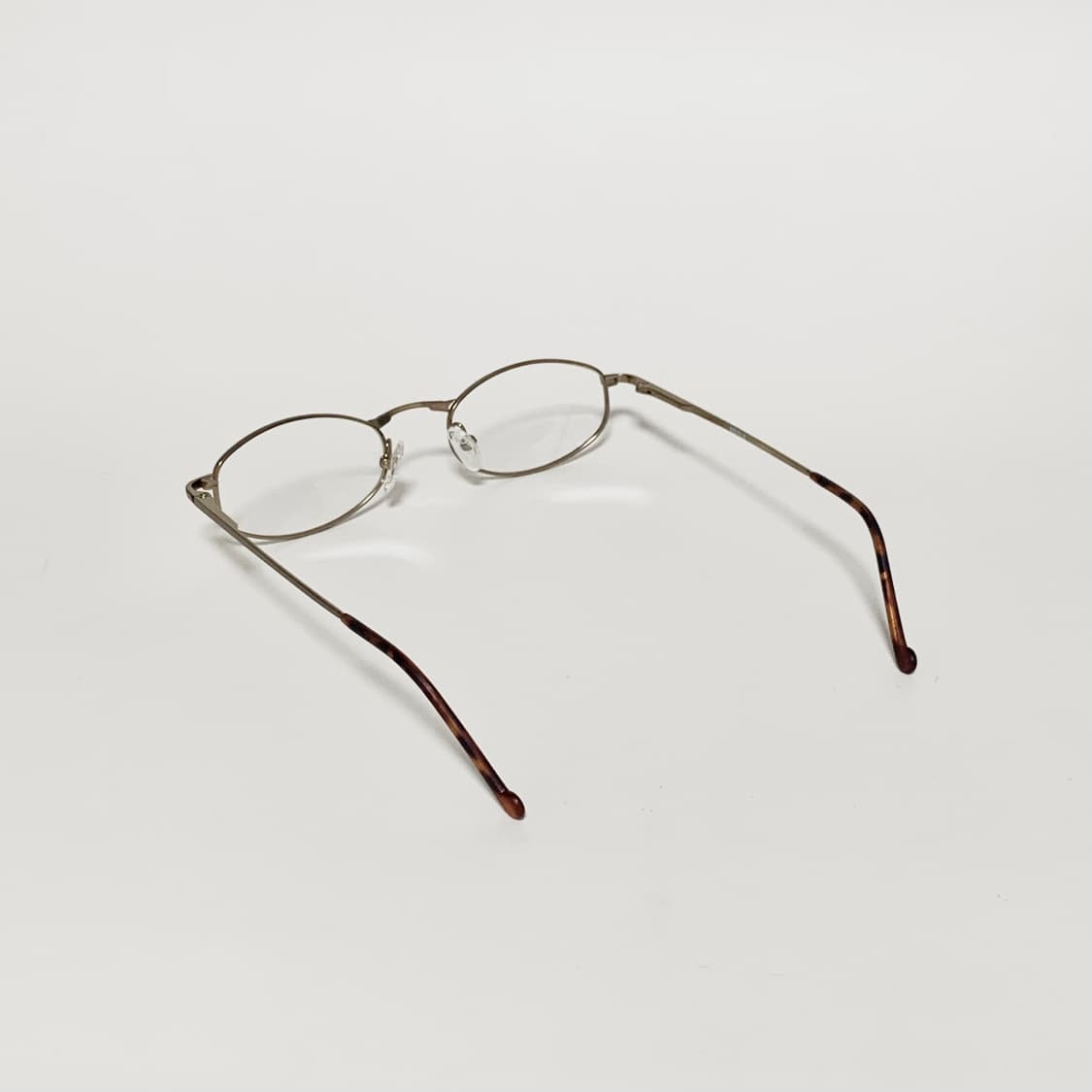 955 데드스탁 빈티지안경 클래식 오벌 골드 호피 가벼운 티타늄 픽키 상품이미지4