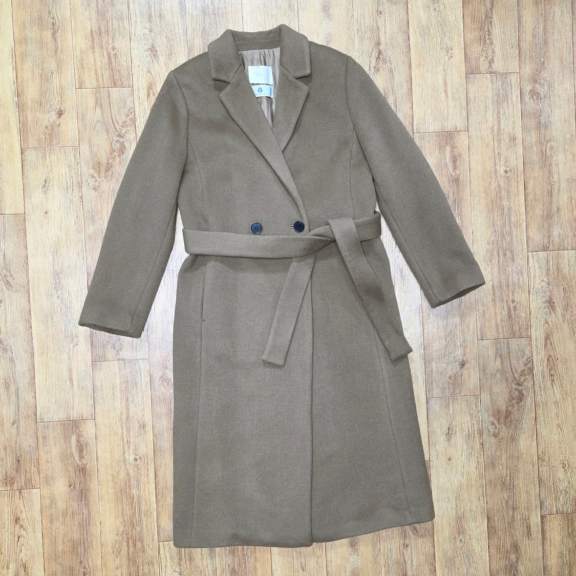 프론트로우(FRONTROW) 캐시울 벨티드 싱글코트 55 상품이미지4