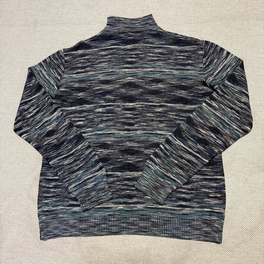 미쏘니 반집업 카라 니트 상품이미지5