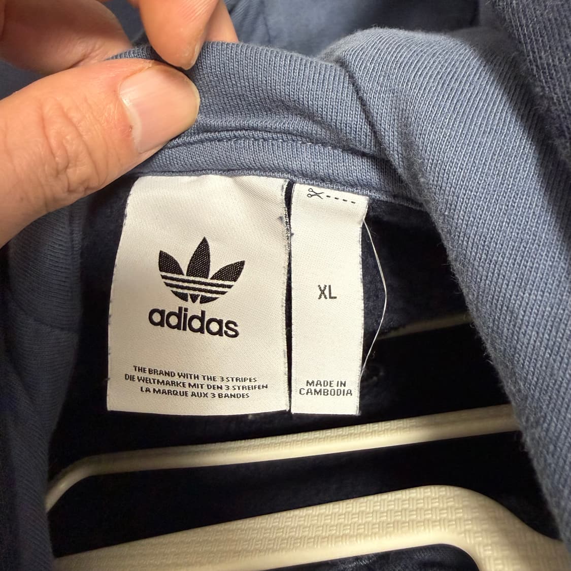 아디다스 파이어버드 후드티 네이비 XL 상품이미지3