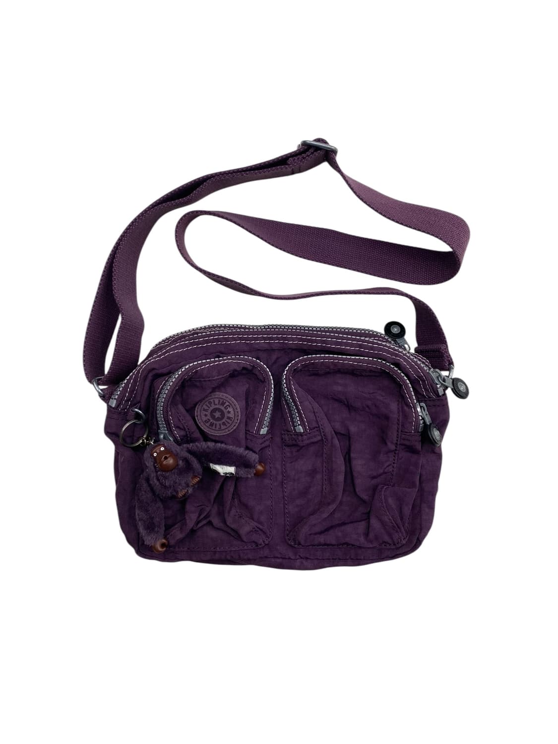 키플링 퍼플 투포켓 크로스백 상품이미지1