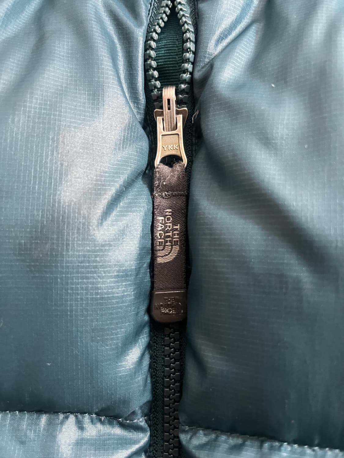 노스페이스 700 눕시 패딩 그린지 블루 95 상품이미지3