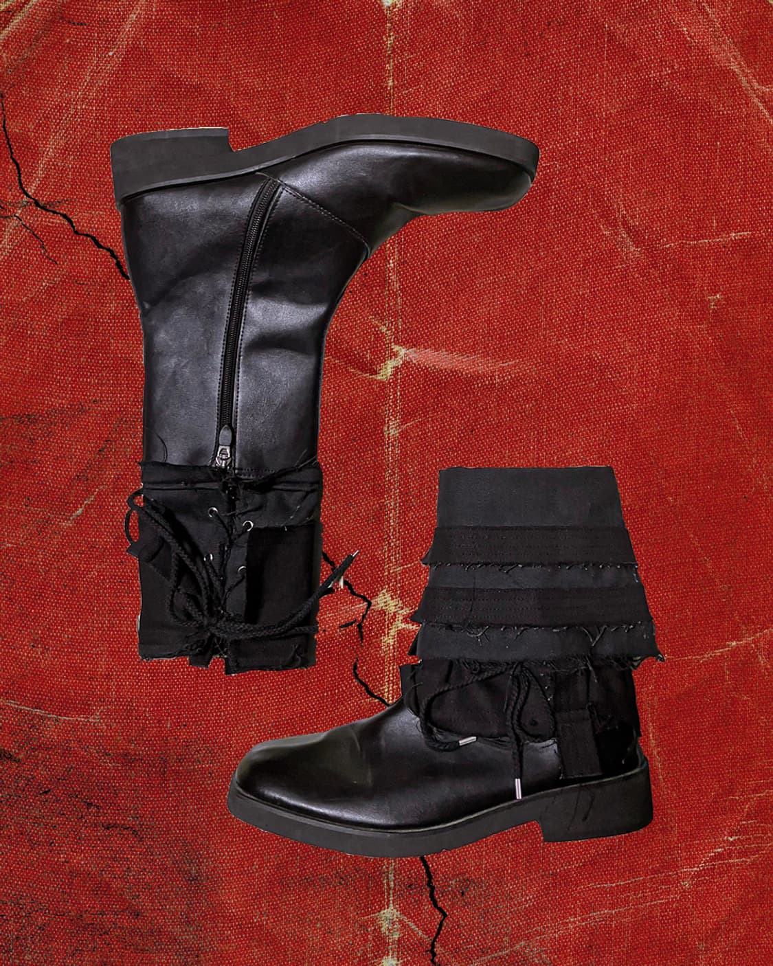 Alfredo bannister 알프레도 바니스터 헤비 레이어드 롱 부츠 상품이미지1