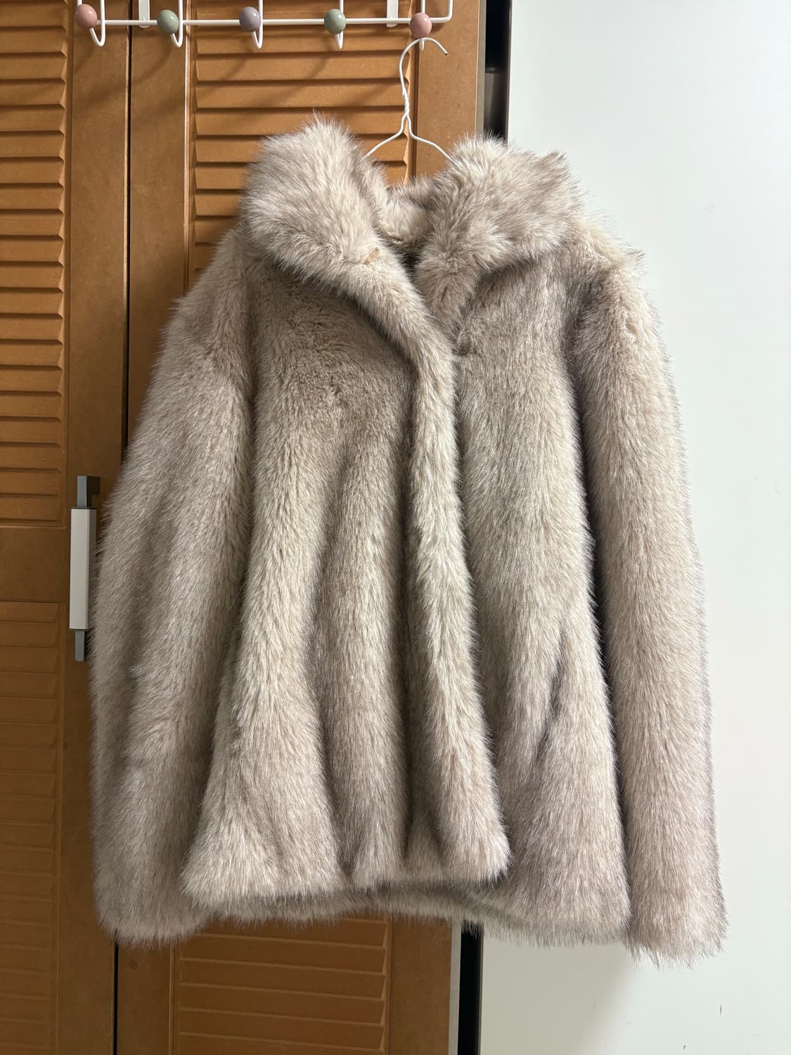 시눈 퍼자켓 HEAVY MIX FUR JACKET (ASH BROWN) 상품이미지4
