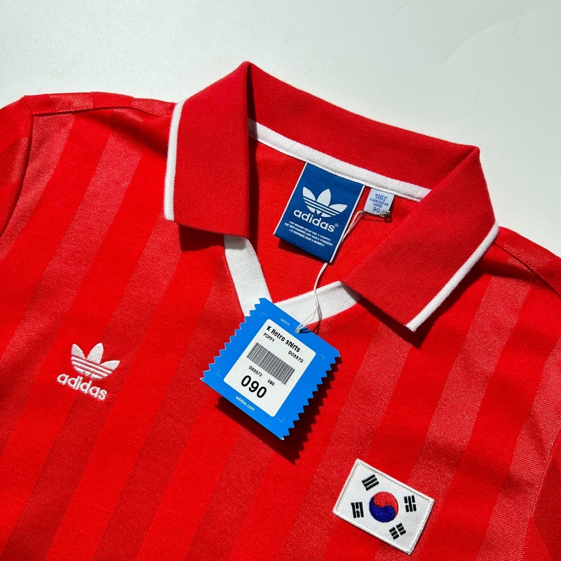 (새상품)아디다스 코리아 대한민국 국가대표 차범근 축구 유니폼 반팔져지 상품이미지4