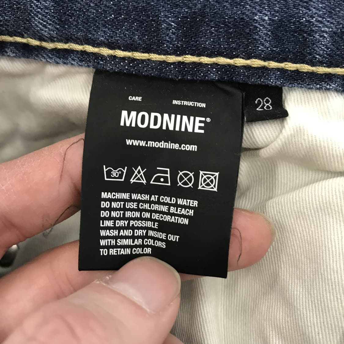 모드나인 MOD7w 와이드 청바지 [28] 상품이미지6