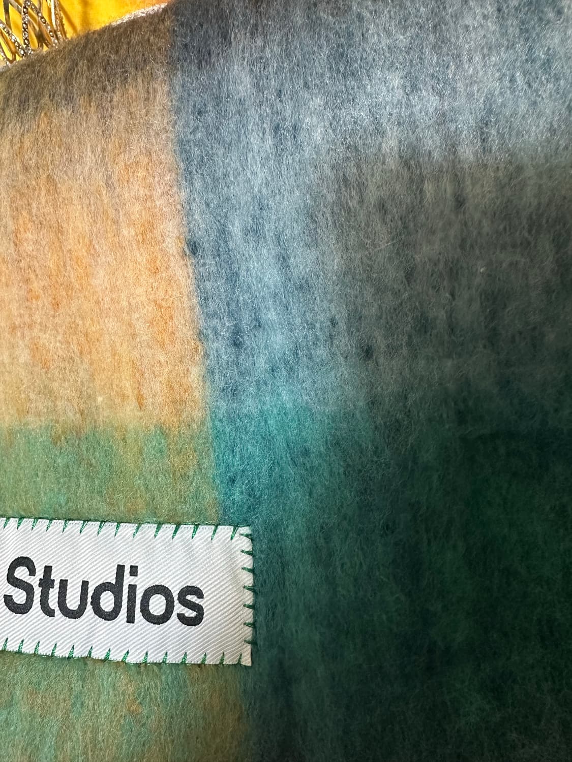 아크네 스튜디오 모헤어울체크 머플러 남여공용 상품이미지2