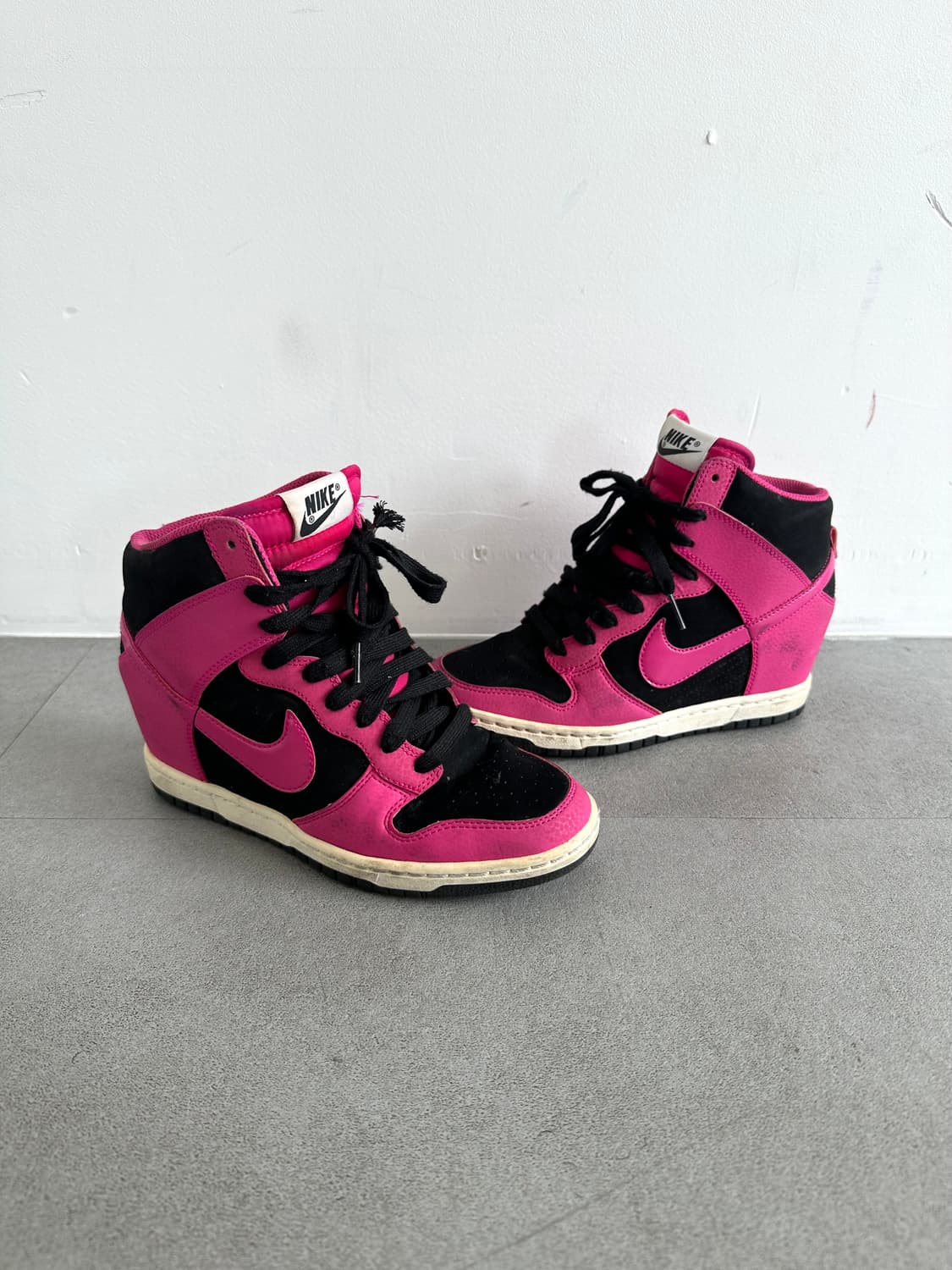 Nike Dunk Sky Hi 히든 웨지 핑크 스니커즈 상품이미지1