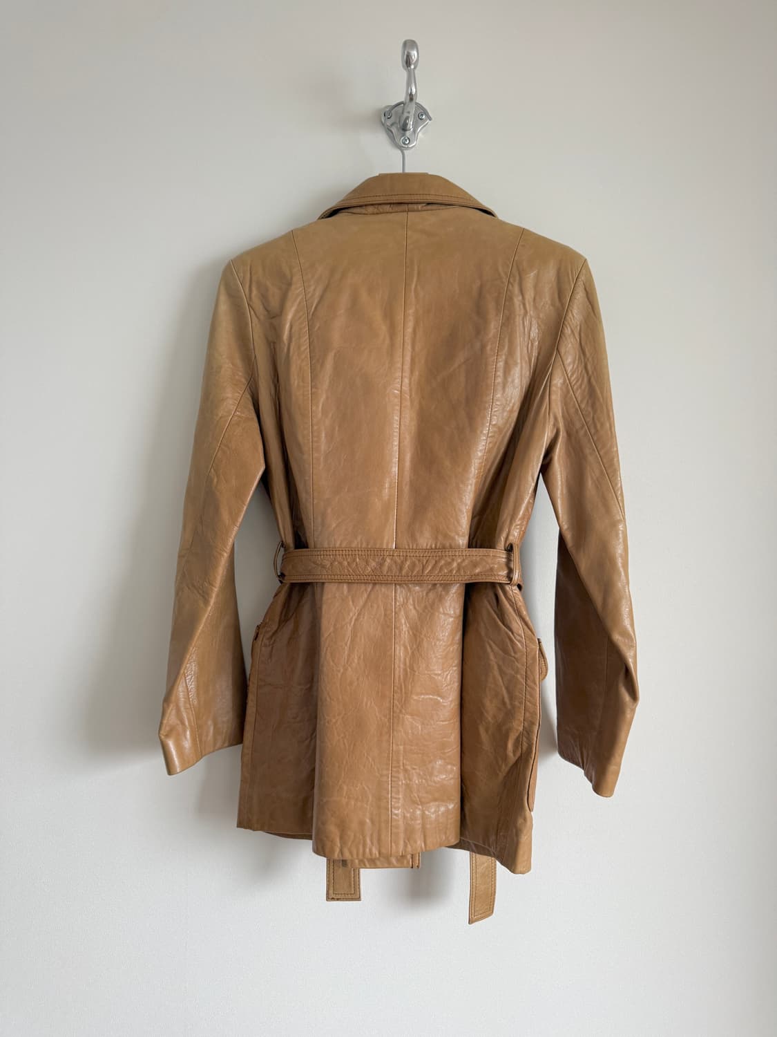 Vintage Jacker's 램스킨 레더 코트 상품이미지5