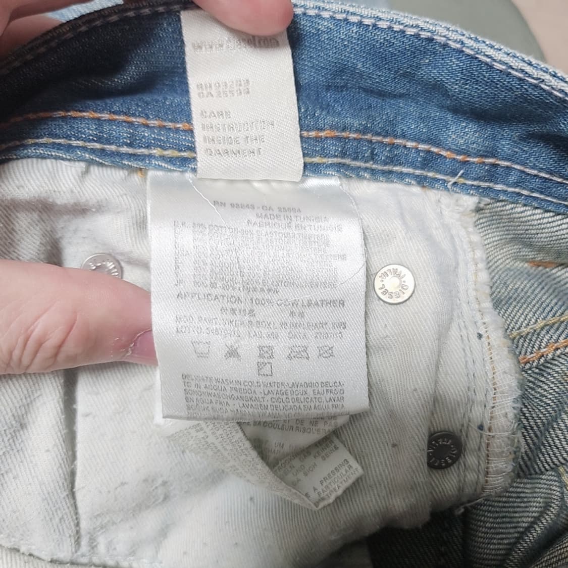 [30] 디젤 사파도 청바지 데님팬츠 상품이미지6