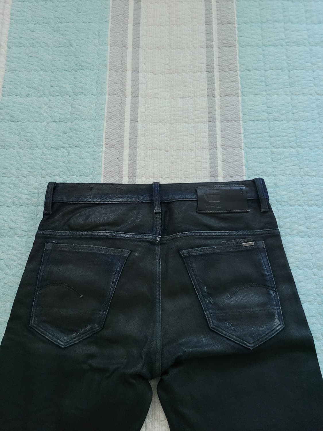 지스타로우 Gstarraw. 3301 슬림 왁스블랙코팅진. 32사이즈 상품이미지7