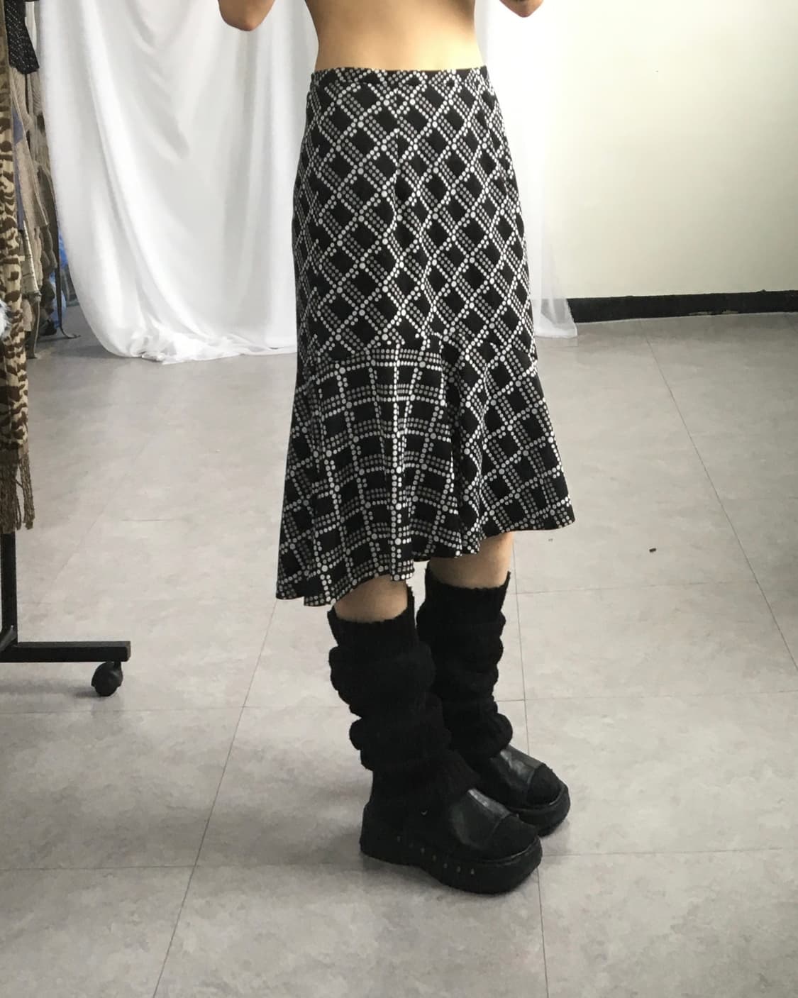 Dot pattern skirt 상품이미지6