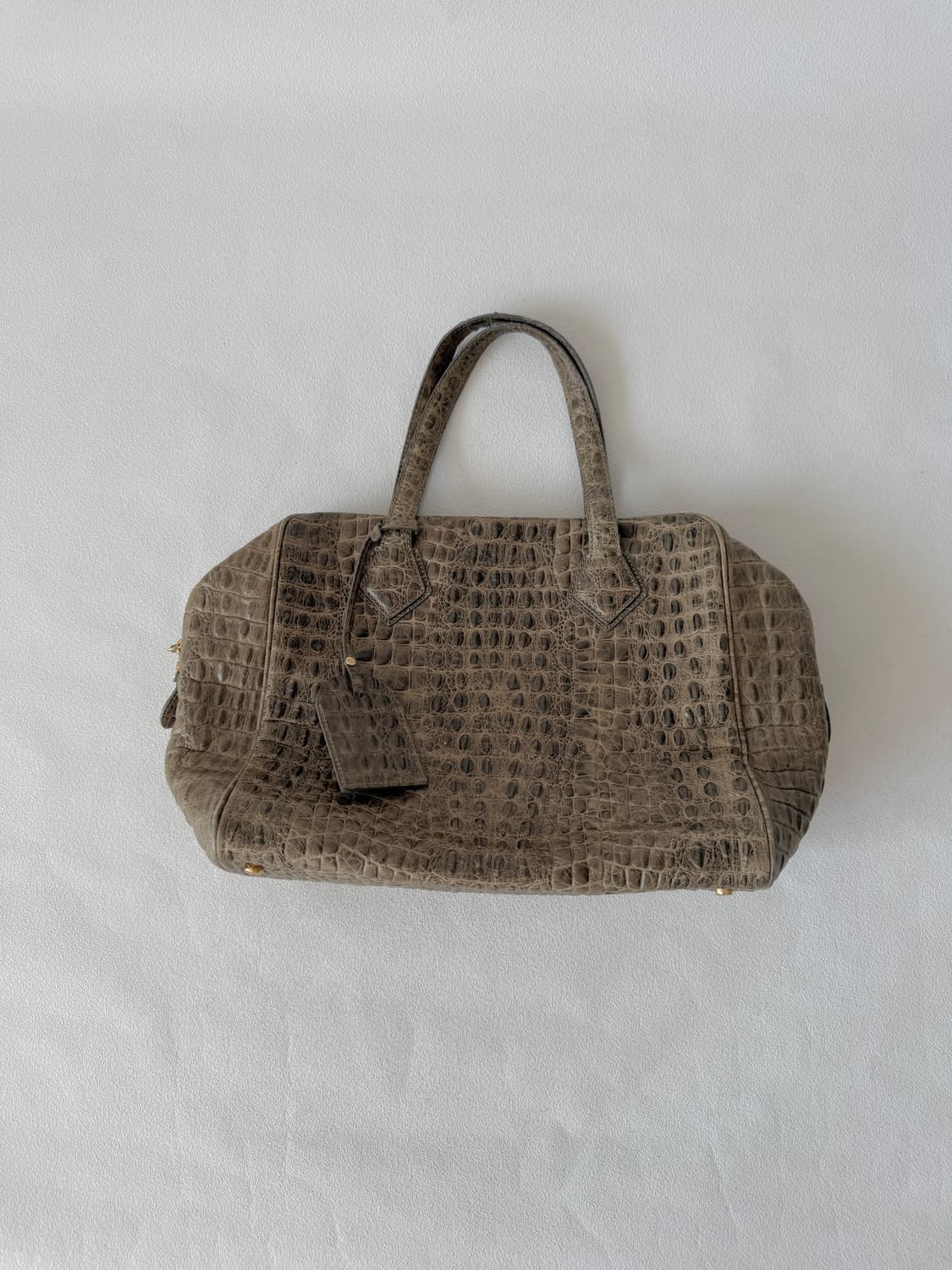 THAVMA 크록엠보 토트백(숄더 가능) 상품이미지1