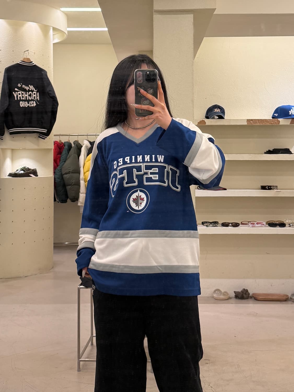 NHL 위니펙 제츠 아이스 하키 져지 U915 상품이미지1