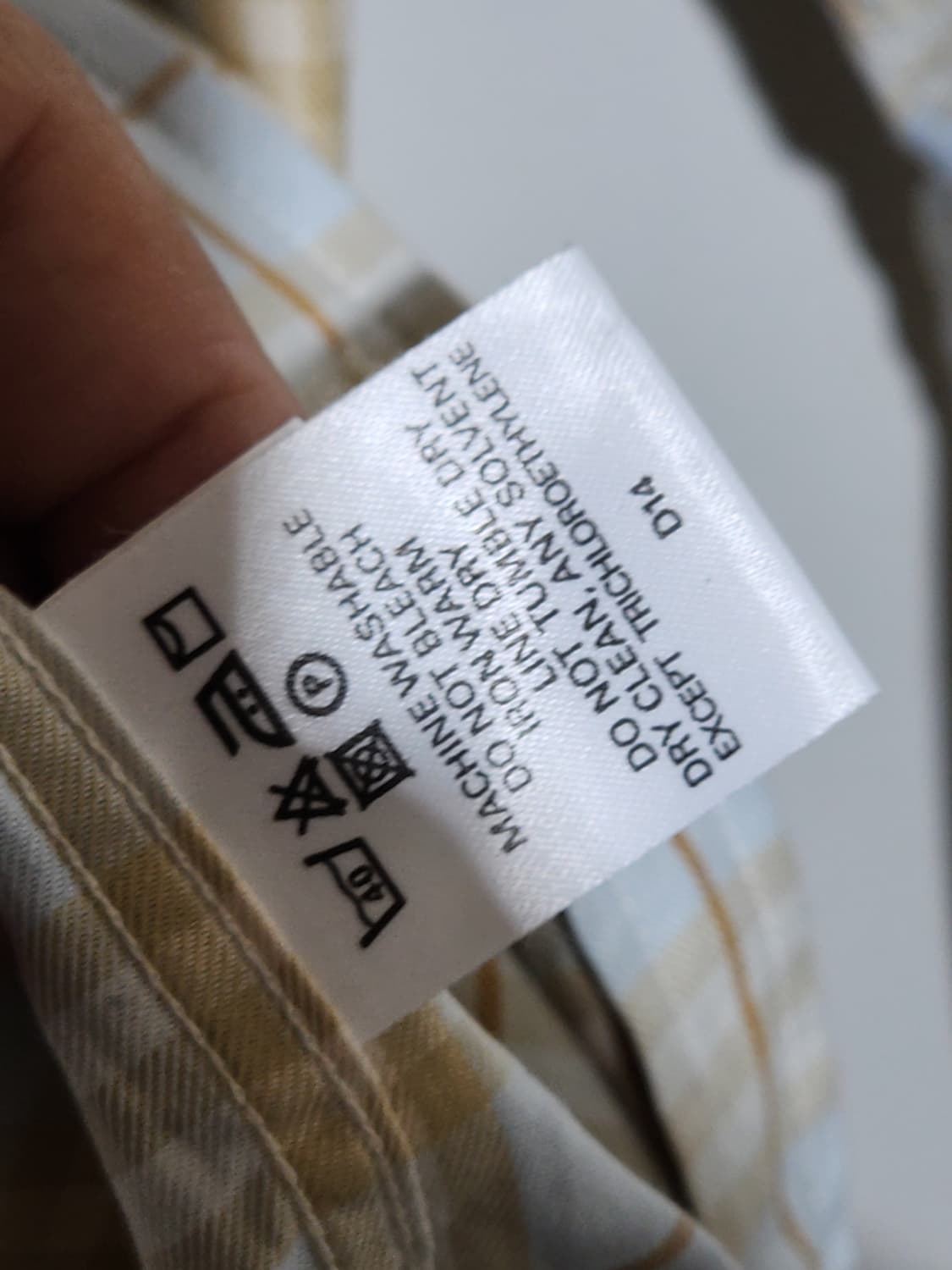 (L) 버버리 남방 체크 셔츠 영국판 캐주얼  상품이미지4