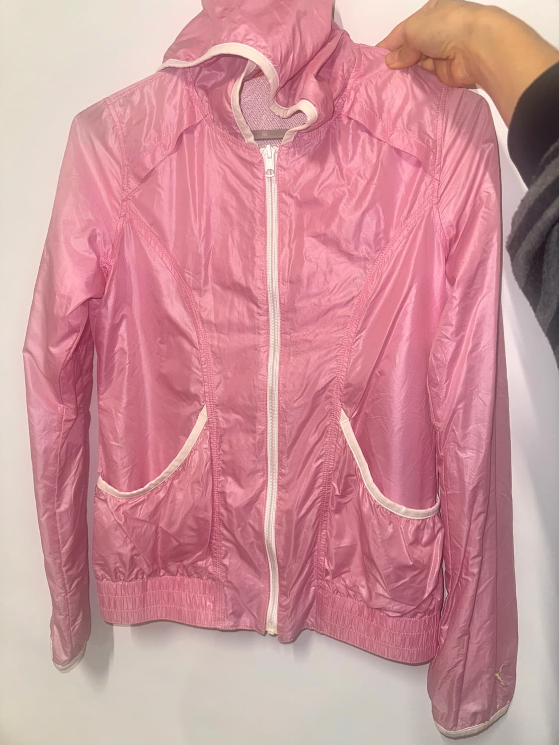 푸마 puma 화이트 핑크 딸기우유 바람막이  상품이미지1