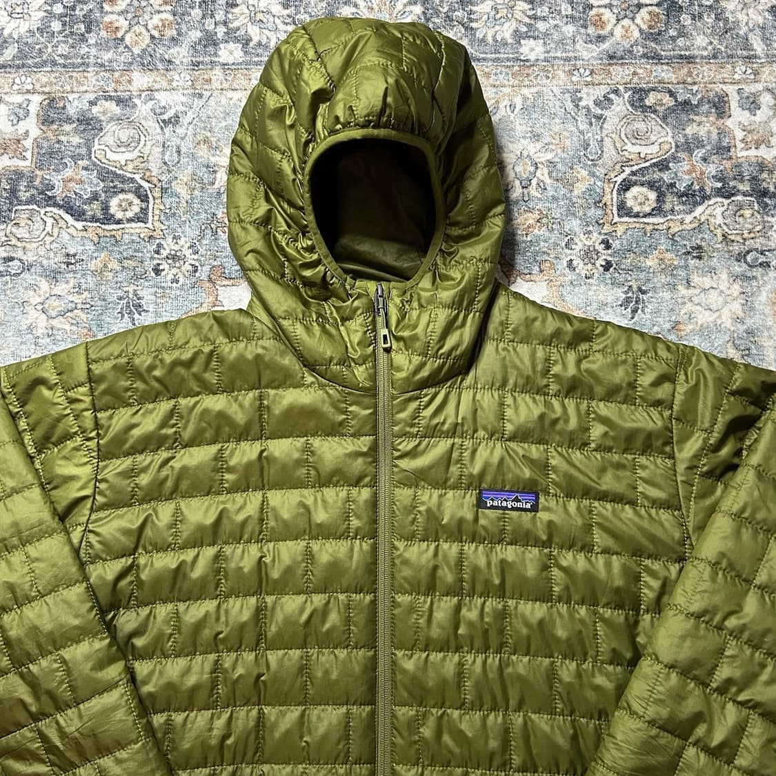 19SS 파타고니아 나노 퍼프 후디 세이지 카키 상품이미지2