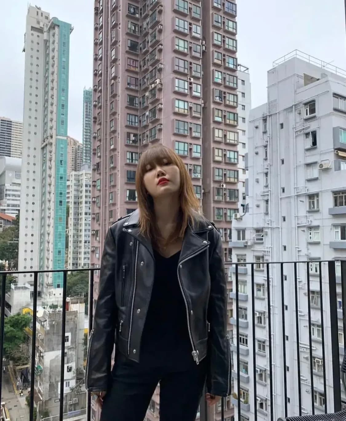 마뗑킴 레더 라이더자켓 m 상품이미지3