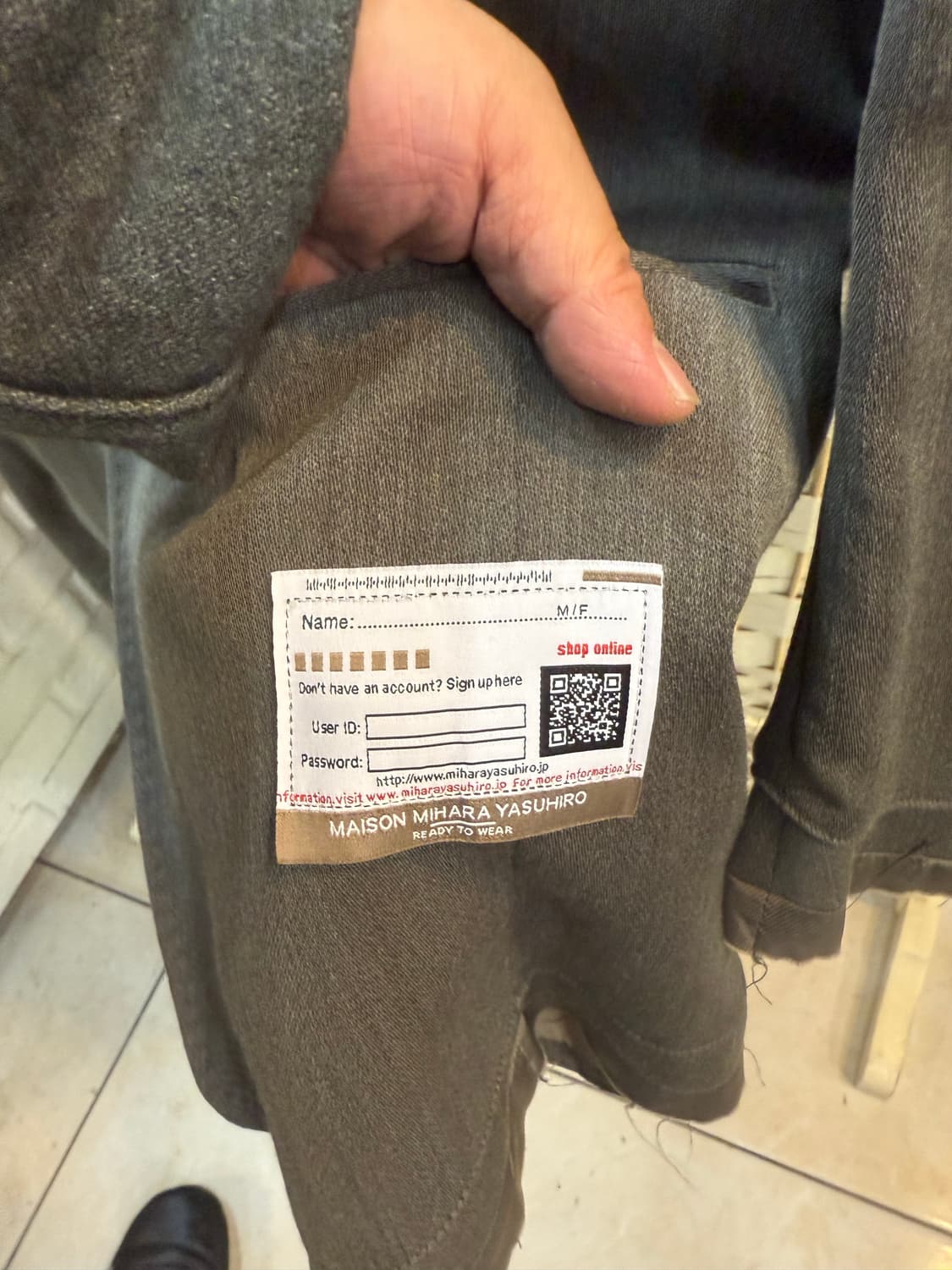 36/66/95-100 정품 미하라야스히로 자켓 팝니다 상품이미지3