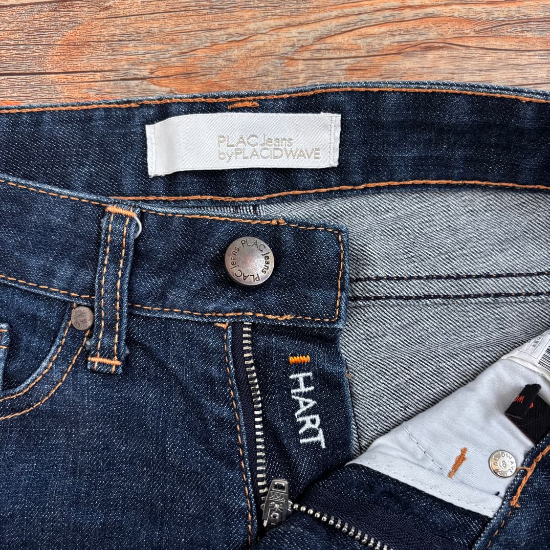 플랙진 24 크롭 스키니진 HART 진청 데님 가성비 상품이미지4