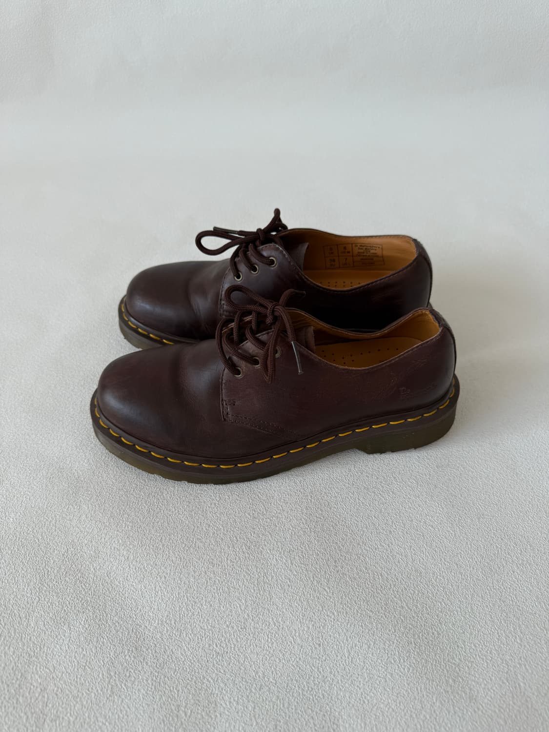 [EU38]닥터마틴(Dr.Marten) 3홀 레더 브라운 상품이미지2