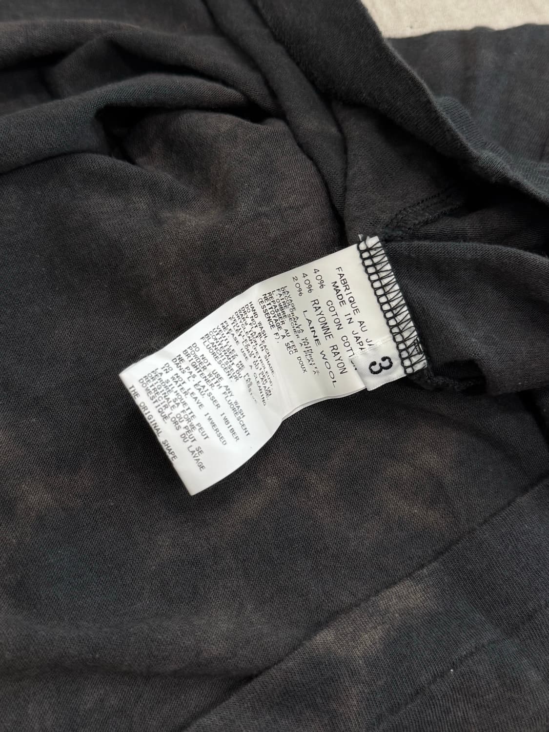 요지야마모토 뿌르옴므 다크 타이다이 티셔츠 상품이미지7