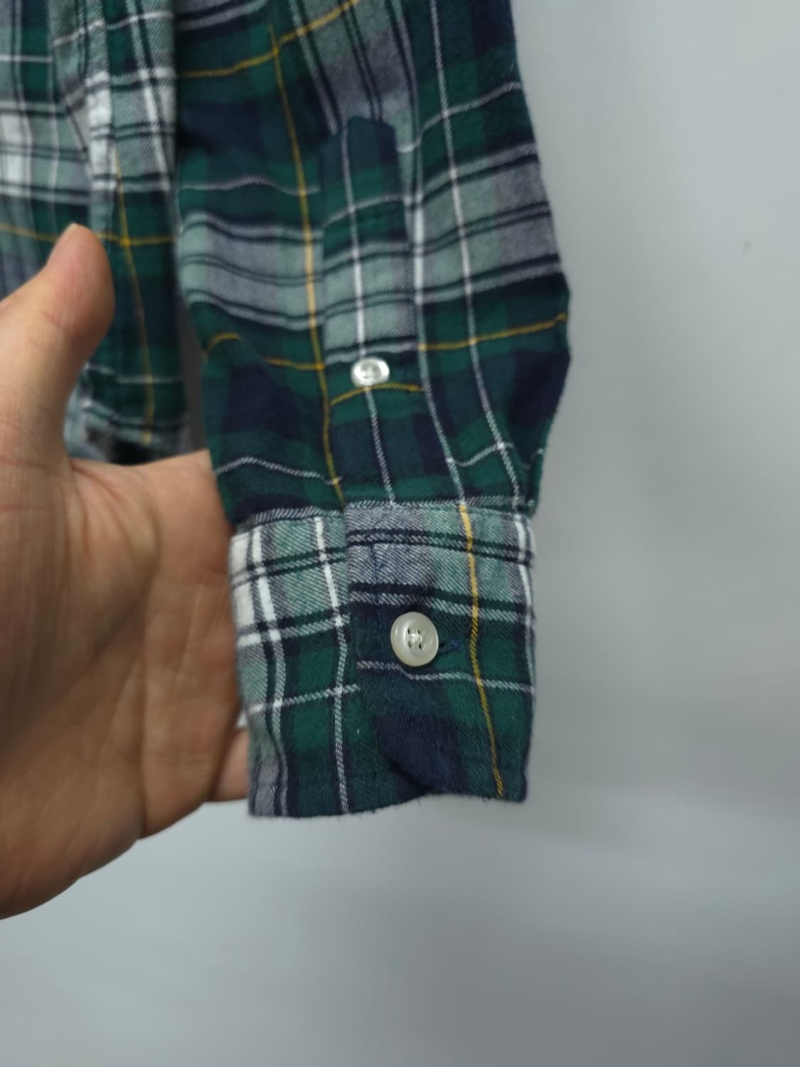 폴로랄프로렌 코튼 그린체크 셔츠 (XS) 상품이미지8