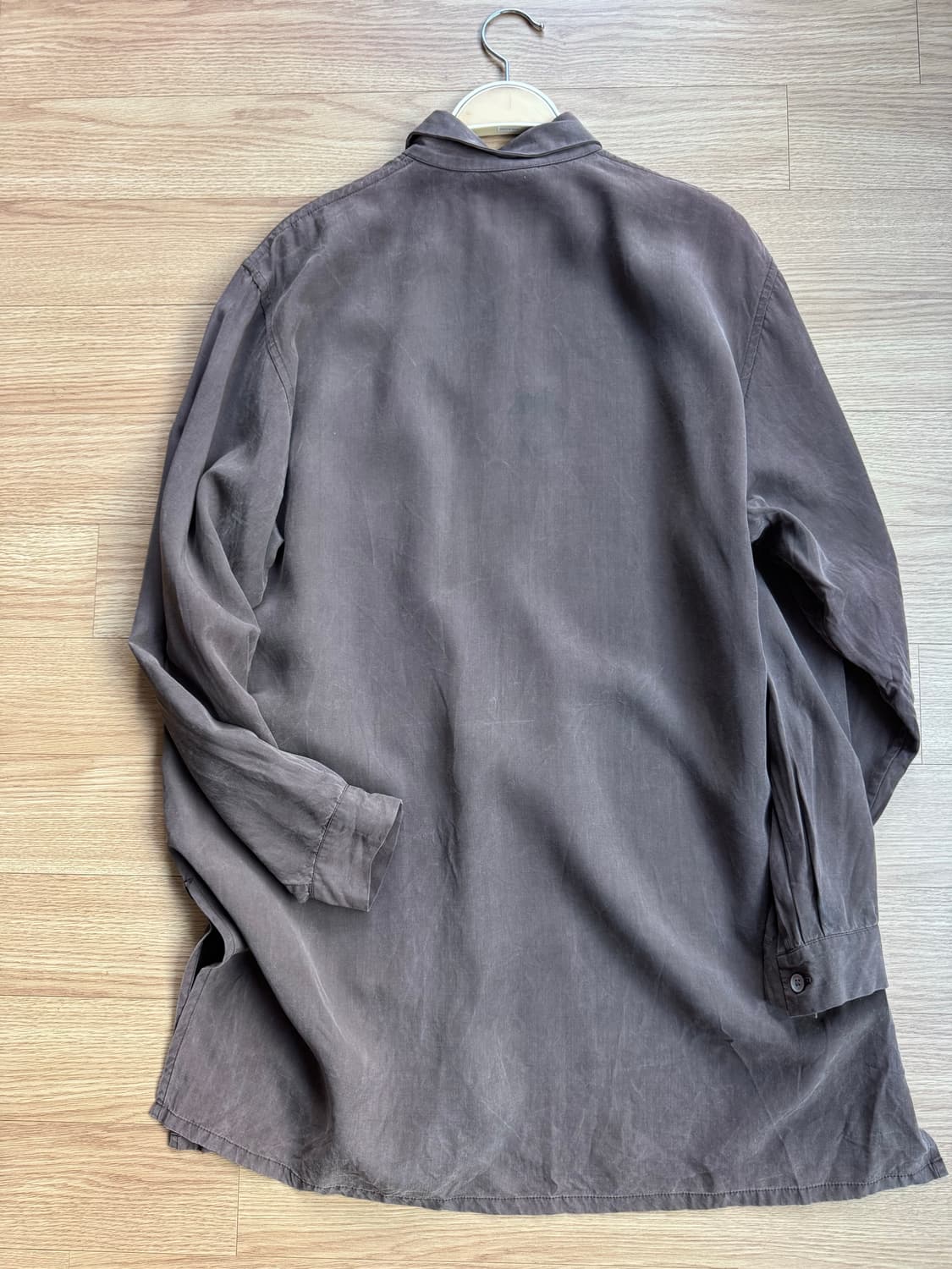 Y’s Yohji Yamamoto 퍼플브라운 롱 셔츠 상품이미지2