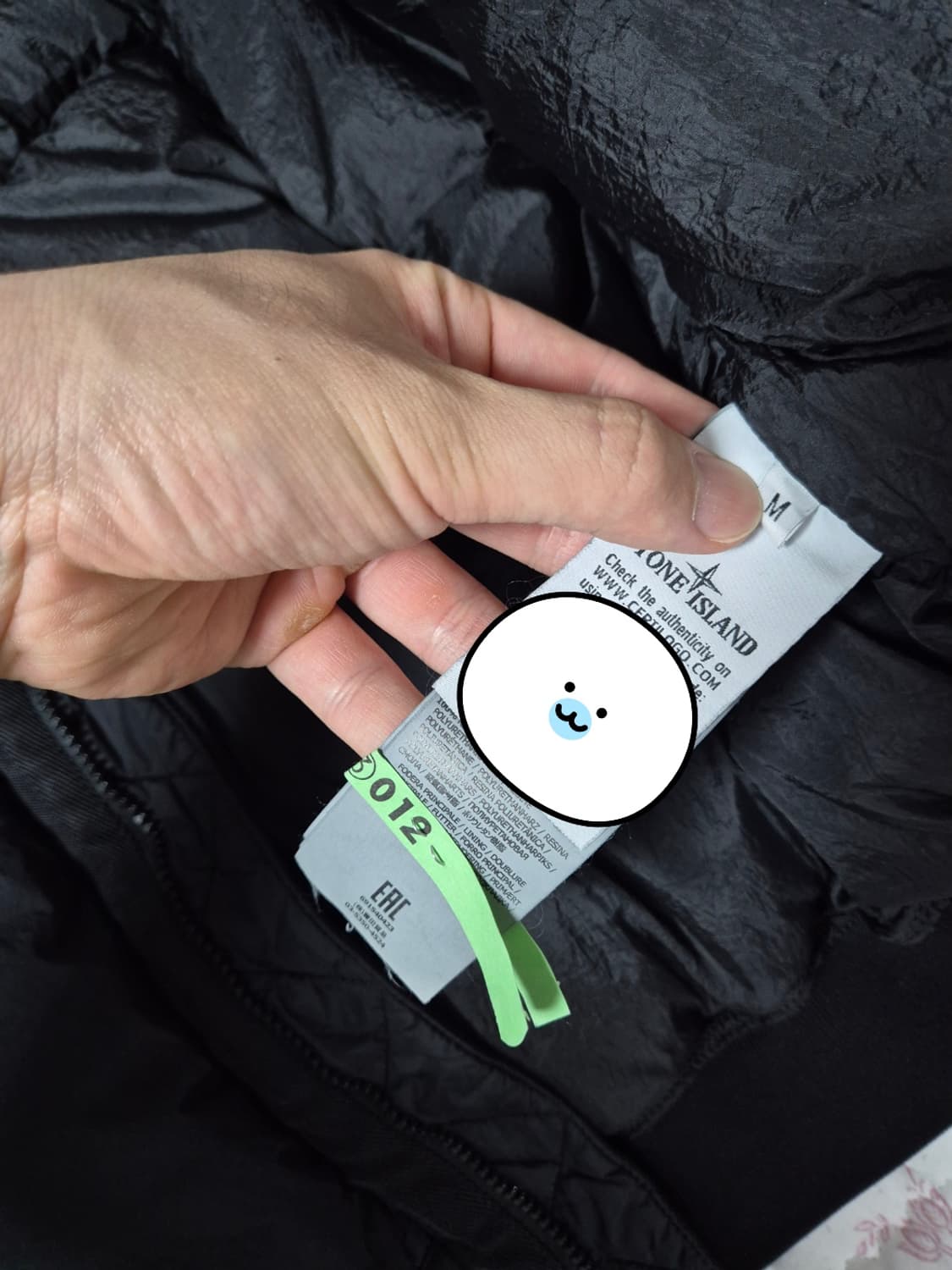 정품 스톤아일랜드 크링클랩스 패딩 95-M 블랙 상품이미지8