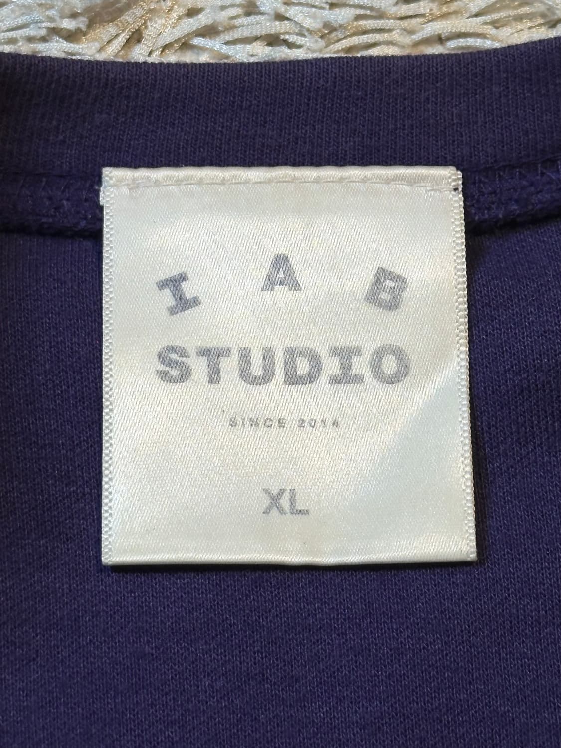 아이앱 스튜디오 IAB STUDIO 페인팅 롱슬리브 긴팔 퍼플 XL 상품이미지8