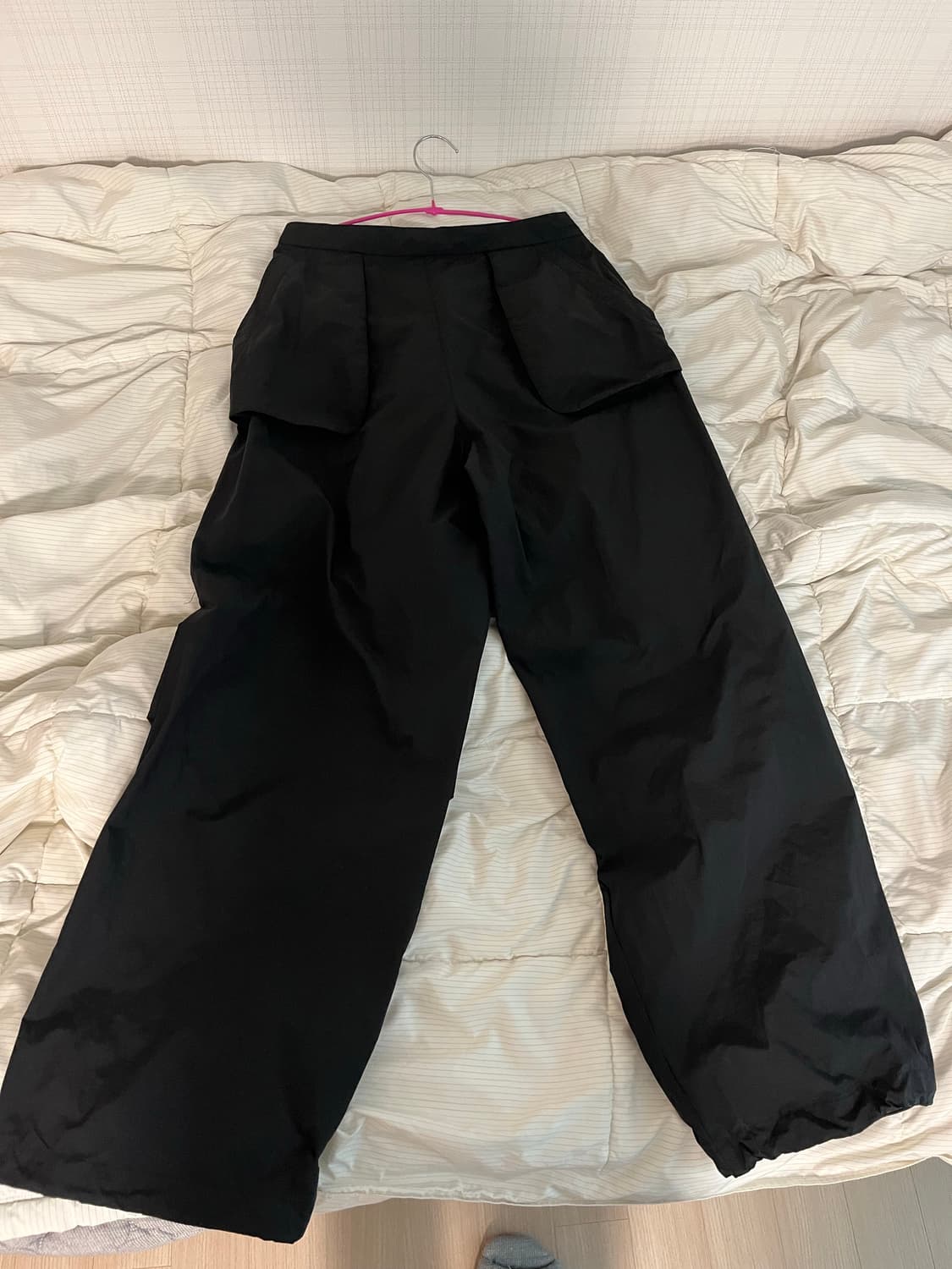 999휴머니티 나일론 이지 팬츠 블랙 1사이즈 상품이미지2