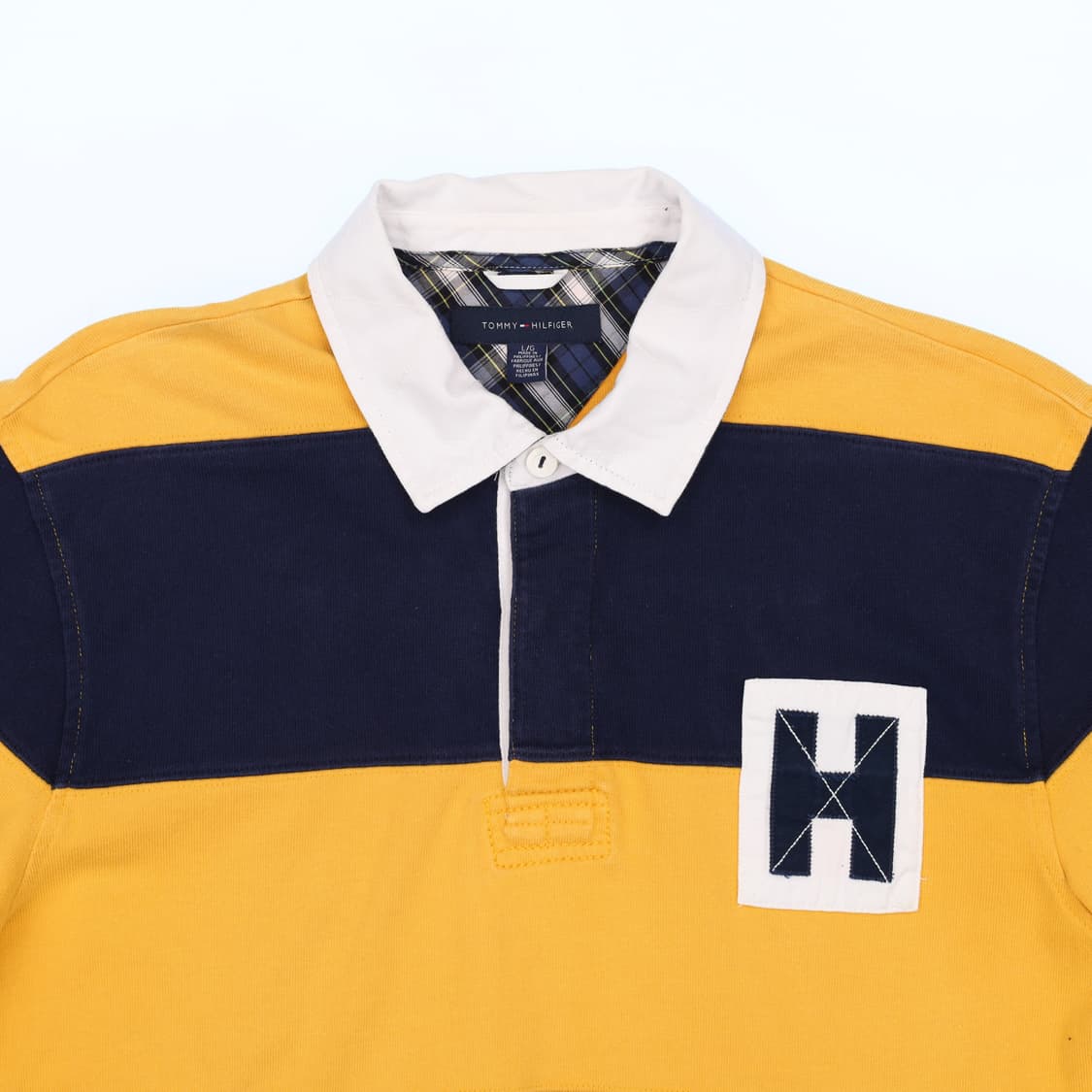 L 타미힐피거 빈티지 럭비 긴팔 카라 티셔츠 N7273 상품이미지4