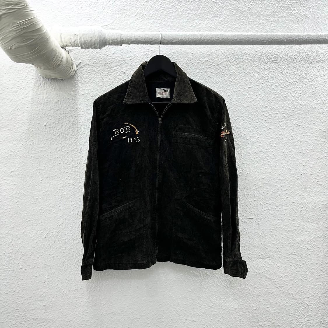 Skull embroidery vintage coduroy jacket 상품이미지3