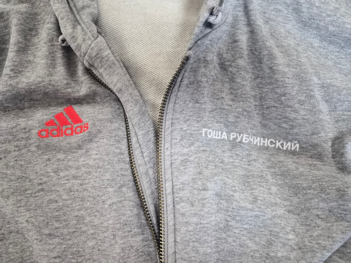 [S] 고샤루브친스키x아디다스 후드집업 그레이 상품이미지2