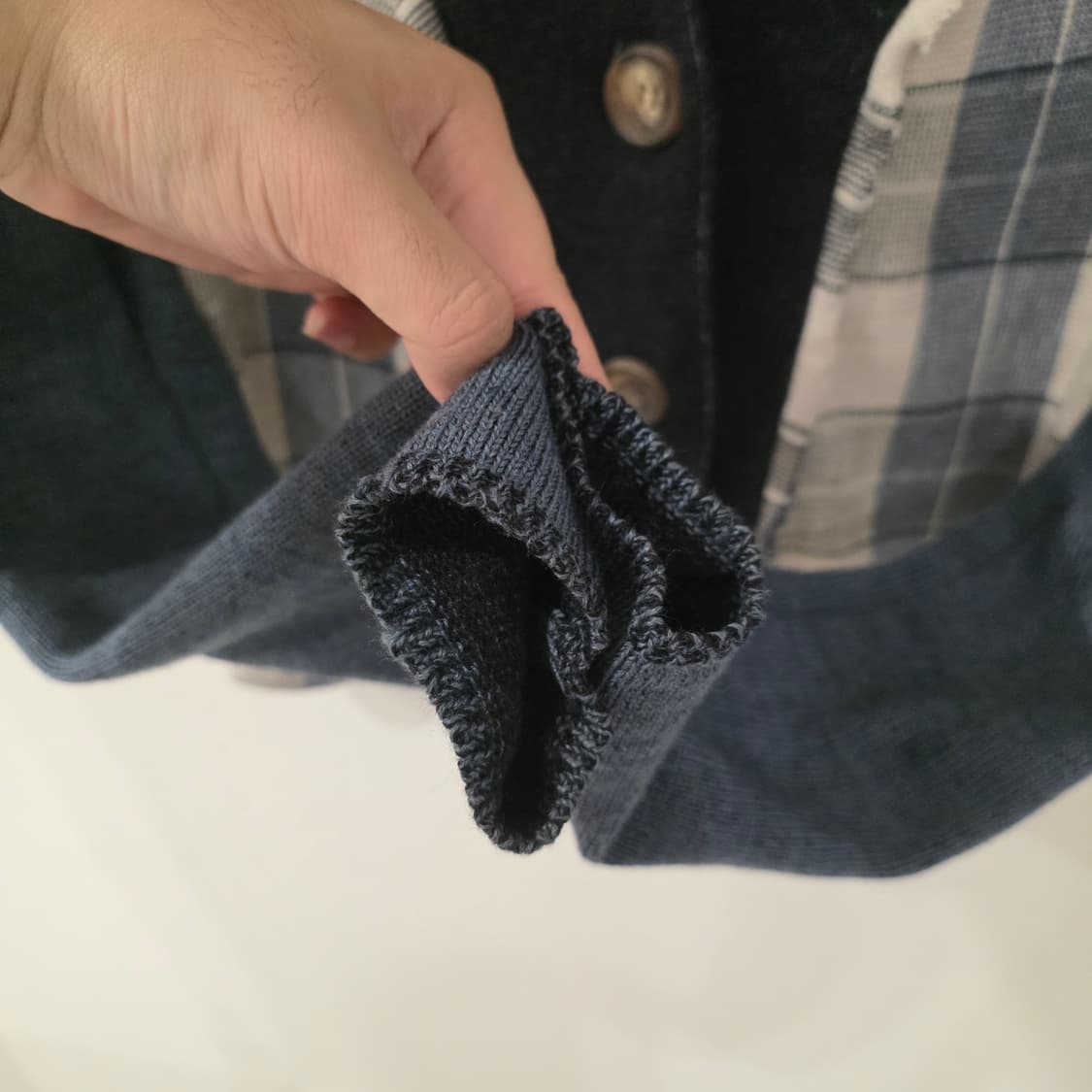 SYSTEM 배색 가디건 90사이즈 상품이미지4