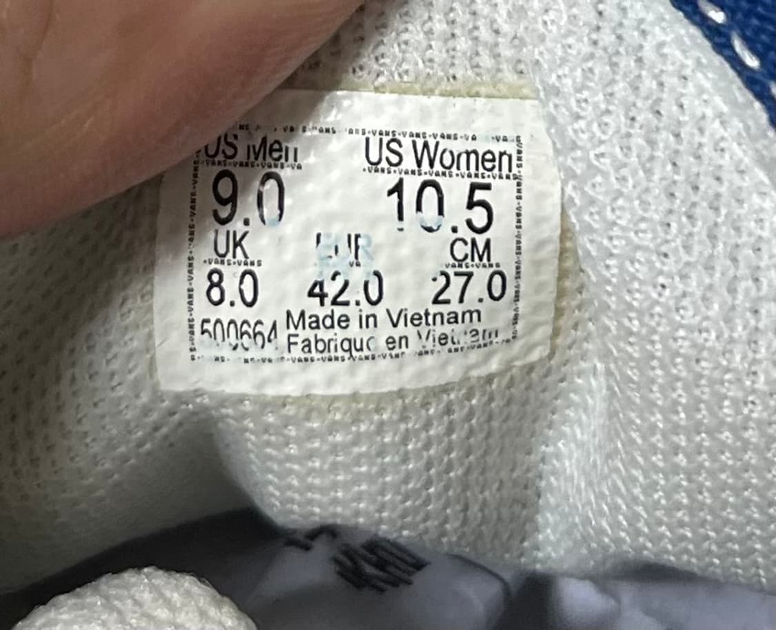 270 VANS 반스 어센틱 스니커즈 운동화 정품 상품이미지5