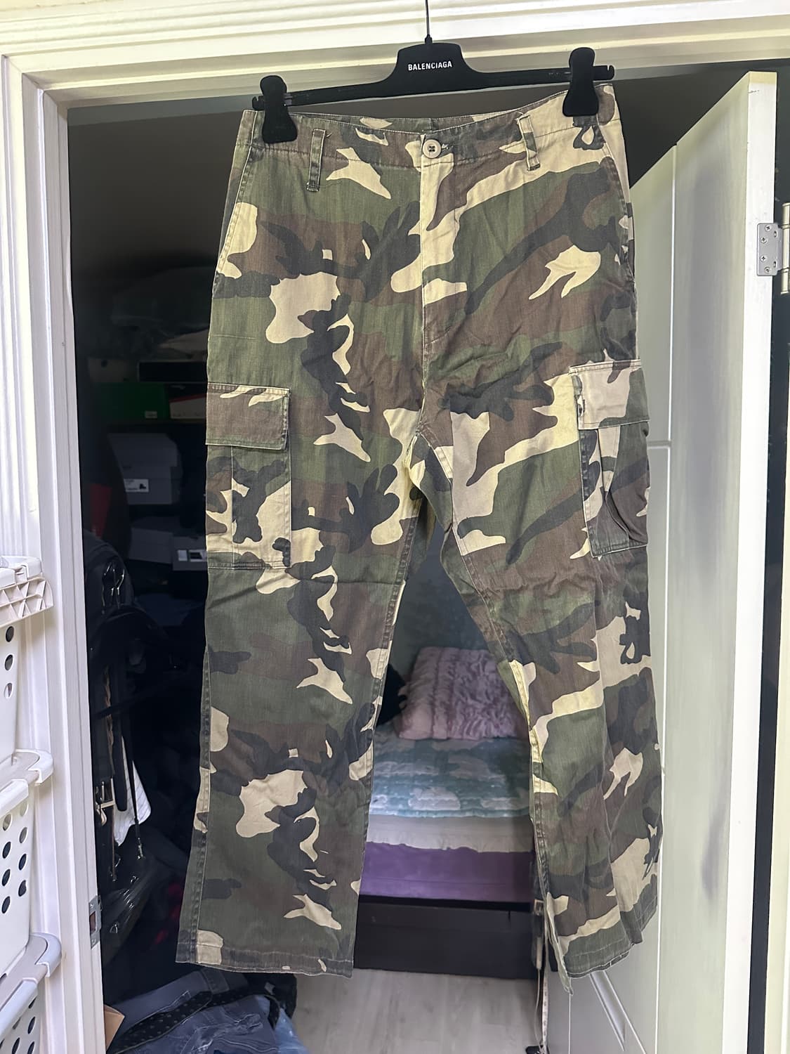 [M] 빈티지 밀리터리 카모 카고 팬츠 상품이미지1