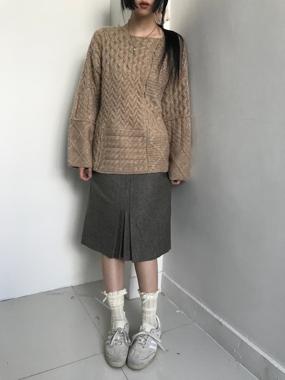 (Vintage)Vintage loose knit 상품이미지4