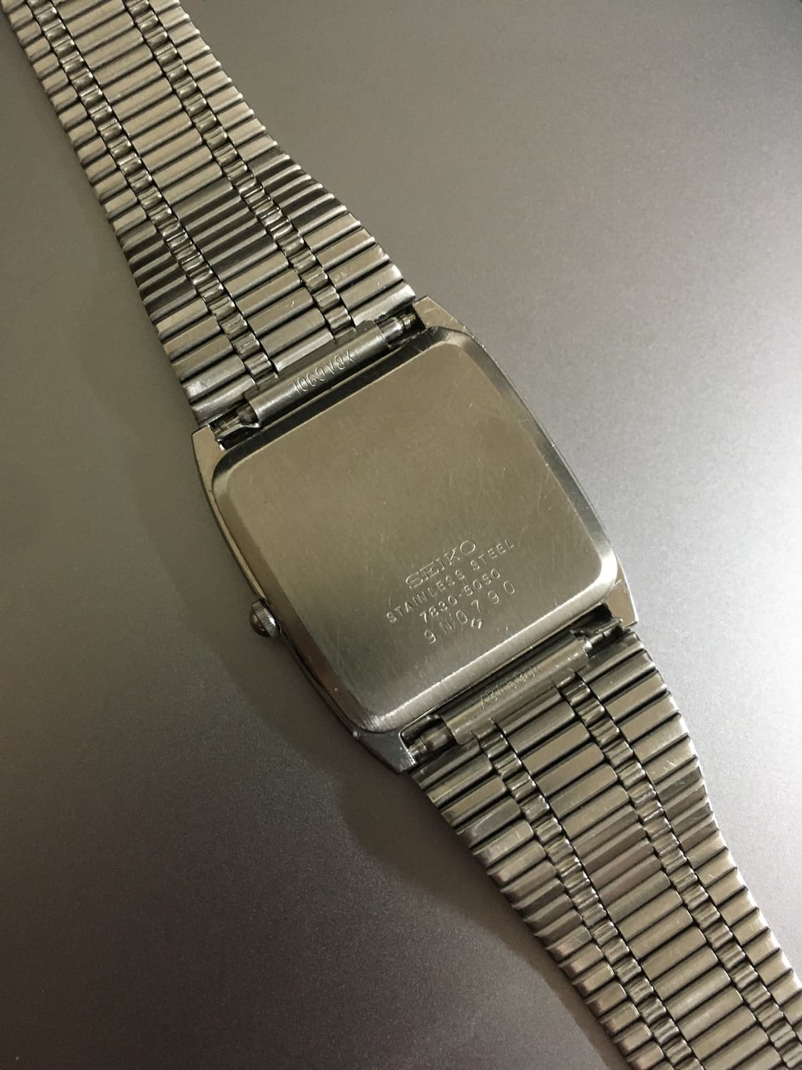Seiko 70s blue check square quartz 상품이미지3