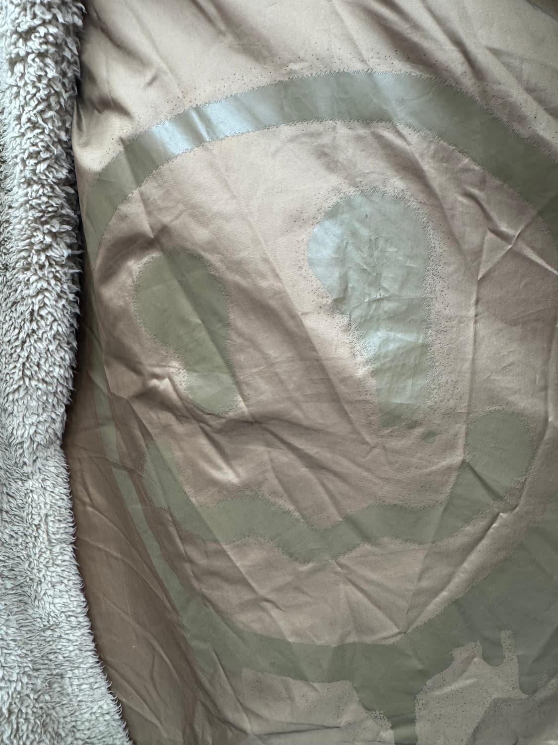 커스텀멜로우 새드스마일 떡볶이 후리스 S(2XL) 남여공용 상품이미지4