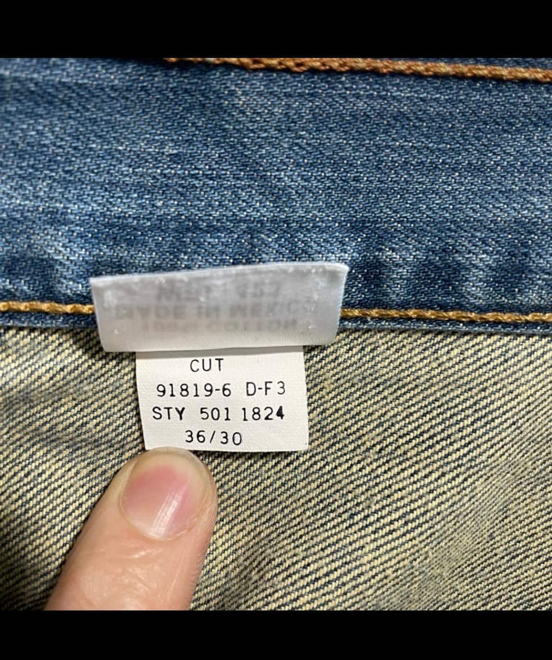 리바이스 501 데님팬츠 상품이미지4