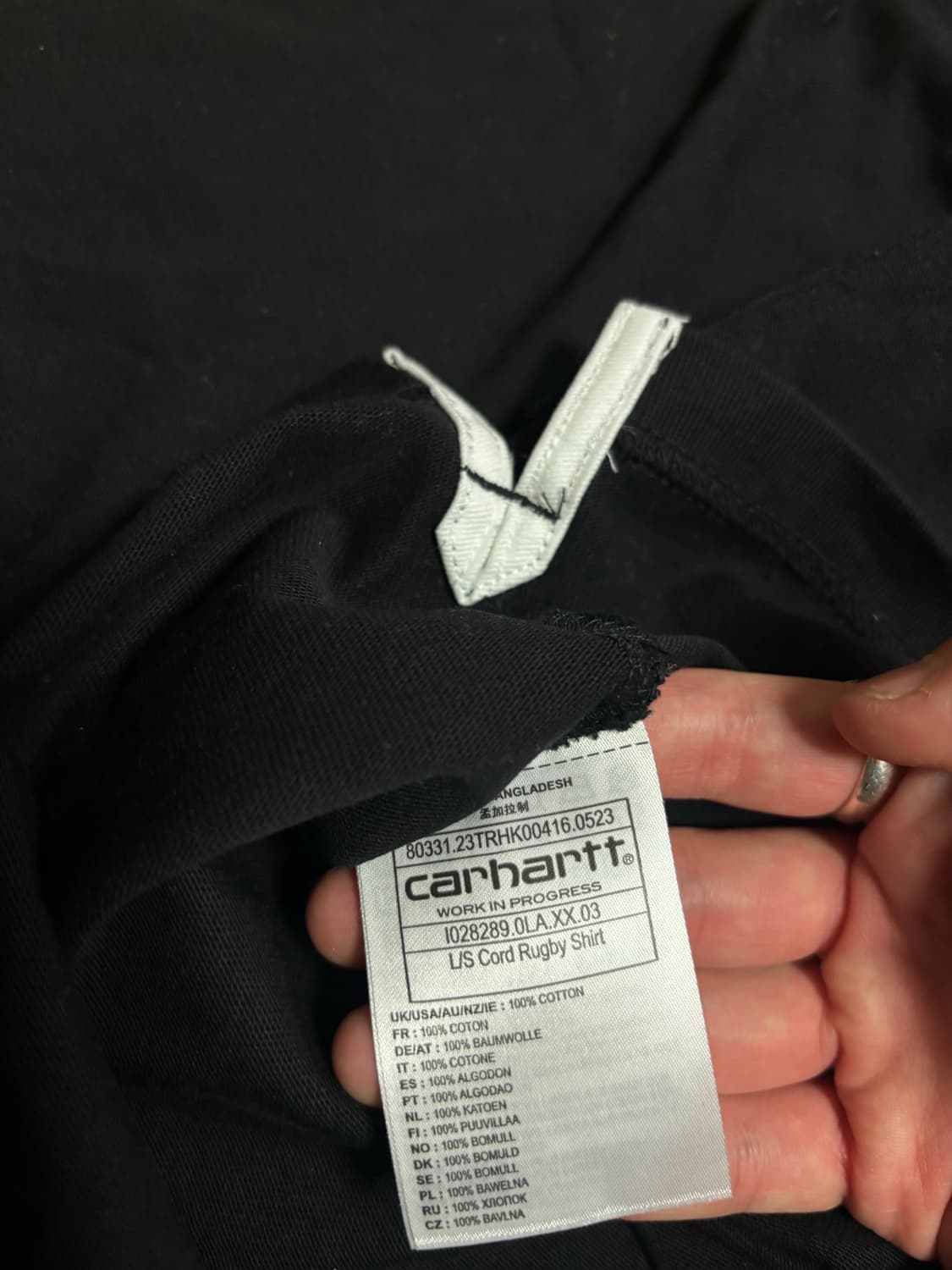 칼하트 wip 코드 코듀로이 럭비티 상품이미지7