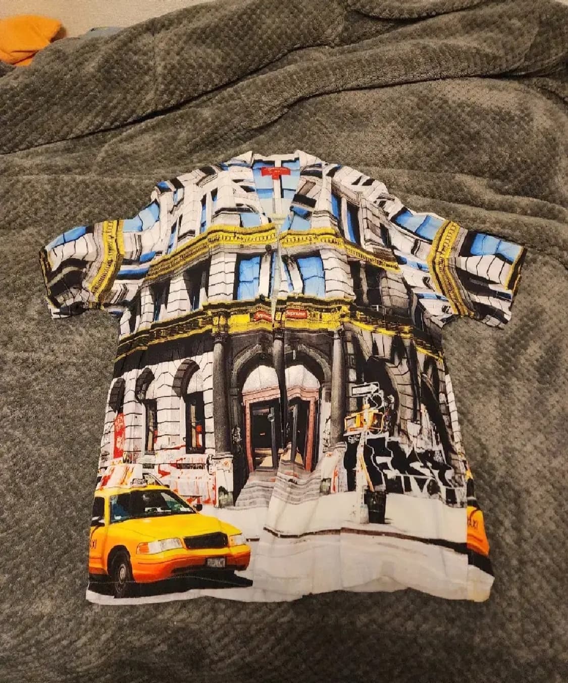 Supreme 슈프림 190바워리 레이온 숏슬리브 셔츠 멀티컬러 팝니다. 상품이미지1