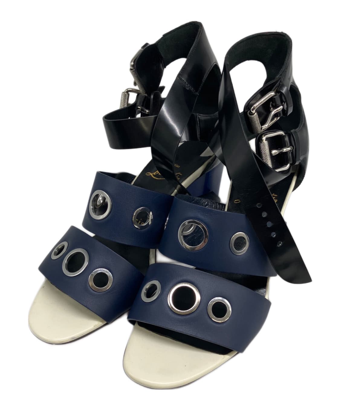 Christian louboutin 크리스찬 루부탱 네이비 샌들 힐  상품이미지2