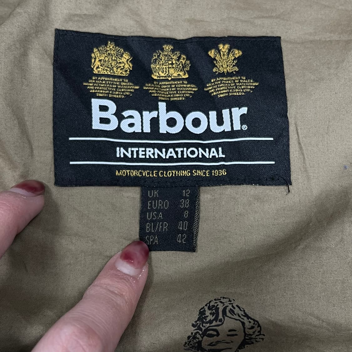 바버 인터네셔널 투어러 벨티드 자켓 v0732 상품이미지7